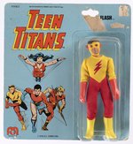 MEGO (1976) - TEEN TITANS KID FLASH FIGURE ON RESEALED CARD.