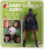 MEGO (1974) - PLANET OF THE APES SOLDIER APE FIGURE ON CARD.