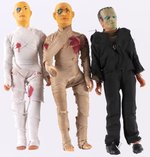 AHI (1974) - FRANKENSTEIN AND TWO MUMMY FIGURES TRIO.