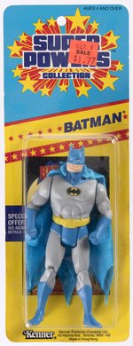 SUPER POWERS COLLECTION (1986) - BATMAN ACTION FIGURE ON CANADIAN CARD.