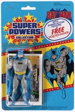 SUPER POWERS COLLECTION (1984) - BATMAN 15-BACK EUROPEAN CARDED ACTION FIGURE.