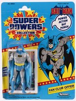 SUPER POWERS COLLECTION (1985) - BATMAN 23-BACK CARDED ACTION FIGURE.