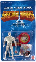 MATTEL SPAIN MARVEL SUPER HEROES SECRET WARS (1986) - ICEMAN SERIES 3 CARDED ACTION FIGURE.