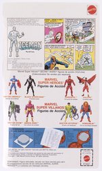 MATTEL SPAIN MARVEL SUPER HEROES SECRET WARS (1986) - ICEMAN SERIES 3 CARDED ACTION FIGURE.