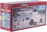 STAR WARS: MICRO COLLECTION (1982) - BOXED HOTH WORLD ACTION PLAYSET FACTORY SEALED BOX.