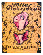 “JOSEPHINE BAKER, FRENCH FOLIES BERGERE 1927” DIE-CUT PROGRAM.