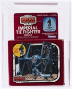 STAR WARS MICRO COLLECTION (1982) - IMPERIAL TIE FIGHTER VEHICLE AFA 75 Q-EX+/NM.