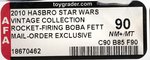 STAR WARS: THE VINTAGE COLLECTION (2010) - ROCKET-FIRING BOBA FETT AFA 90 NM+/MINT (MAIL-ORDER EXCLUSIVE).