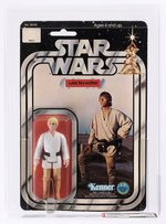 STAR WARS (1978) - LUKE SKYWALKER 12 BACK-A AFA 75 EX+/NM (BLONDE HAIR).