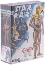 MPC STAR WARS (1977) - AUTHENTIC C-3PO (SEE THREEPIO) FACTORY-SEALED MODEL KIT.