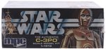 MPC STAR WARS (1977) - AUTHENTIC C-3PO (SEE THREEPIO) FACTORY-SEALED MODEL KIT.