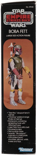 STAR WARS: THE EMPIRE STRIKES BACK (1980) - BOBA FETT LARGE SIZE ACTION FIGURE IN BOX.