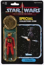 STAR WARS: THE POWER OF THE FORCE (1985) - B-WING PILOT 92 BACK CARDED ACTION FIGURE.