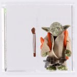 STAR WARS: THE EMPIRE STRIKES BACK (1980) - LOOSE ACTION FIGURE/HK YODA AFA 85 NM+ (ORANGE SNAKE/LIGHT GREEN SKIN).