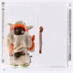 STAR WARS: THE EMPIRE STRIKES BACK (1980) - LOOSE ACTION FIGURE/HK YODA AFA 85 NM+ (ORANGE SNAKE/LIGHT GREEN SKIN).