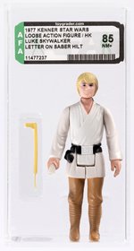 STAR WARS (1977) - LOOSE ACTION FIGURE/HK LUKE SKYWALKER AFA 85 NM+.