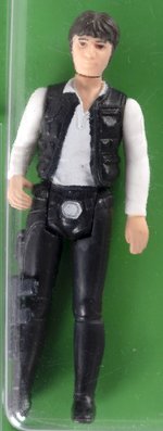 PALITOY STAR WARS: RETURN OF THE JEDI (1984) - HAN SOLO TRI-LOGO 70 BACK-C AFA 75+ EX+/NM (LARGE HEAD).