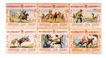 "STRAIGHT ARROW INDIAN JIGSAW PUZZLES" RARE BOXED SET.