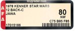 STAR WARS (1978) - JAWA 12 BACK-C AFA 80 NM.