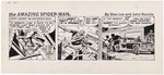 THE AMAZING SPIDER-MAN 1980 DAILY STRIP ORIGINAL ART BY JOHN ROMITA SR.