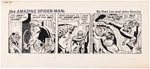 THE AMAZING SPIDER-MAN 1980 DAILY STRIP ORIGINAL ART BY JOHN ROMITA SR.