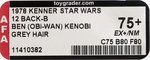 STAR WARS (1978) - BEN (OBI-WAN) KENOBI 12 BACK-B AFA 75+ EX+/NM (GRAY HAIR).