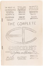 THE COMPLETE EC CHECKLIST (SECOND PRINTING).