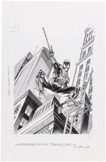 SPIDER-MAN MARVEL MASTERPRINTS PROMO PRINT ORIGINAL ART BY TOM LYLE.