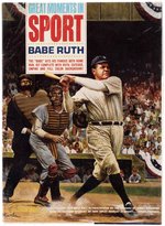 AURORA GREAT MOMENTS IN SPORT - BABE RUTH FACTORY-SEALED BOXED MODEL KIT.