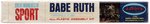 AURORA GREAT MOMENTS IN SPORT - BABE RUTH FACTORY-SEALED BOXED MODEL KIT.