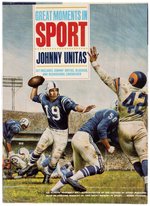 AURORA GREAT MOMENTS IN SPORT - JOHNNY UNITAS FACTORY-SEALED BOXED MODEL KIT.