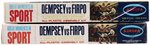 AURORA GREAT MOMENTS IN SPORT - DEMPSEY VS FIRPO FACTORY-SEALED BOXED AMERICAN & CANADIAN MODEL KIT PAIR.