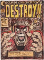 DESTROY!! #1 COMPLETE ISSUE ORIGINAL ART MOCK-UP ISSUE BY SCOTT McCLOUD.