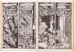 DESTROY!! #1 COMPLETE ISSUE ORIGINAL ART MOCK-UP ISSUE BY SCOTT McCLOUD.