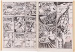 DESTROY!! #1 COMPLETE ISSUE ORIGINAL ART MOCK-UP ISSUE BY SCOTT McCLOUD.