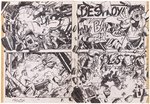 DESTROY!! #1 COMPLETE ISSUE ORIGINAL ART MOCK-UP ISSUE BY SCOTT McCLOUD.