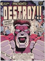 DESTROY!! #1 COMPLETE ISSUE ORIGINAL ART MOCK-UP ISSUE BY SCOTT McCLOUD.