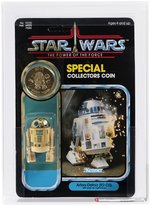 STAR WARS: THE POWER OF THE FORCE (1985) - ARTOO-DETOO (R2-D2) POP-UP LIGHTSABER 92 BACK AFA 80 Y-NM.