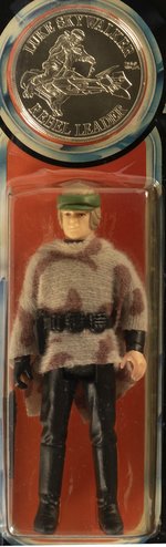 STAR WARS: THE POWER OF THE FORCE (1985) - LUKE SKYWALKER (BATTLE PONCHO) 92 BACK AFA 85 Y-NM+.