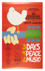 ORIGINAL WOODSTOCK CONCERT POSTER.