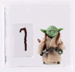 STAR WARS: THE EMPIRE STRIKES BACK (1980) - LOOSE ACTION FIGURE/HK YODA CAS 85 (BROWN SNAKE/DARK GREEN SKIN).