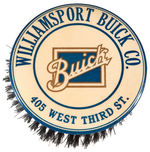 "WILLIAMSPORT BUICK" CELLULOID CLOTHING BRUSH.