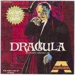 AURORA DRACULA GLOW FACTORY-SEALED BOXED MODEL KIT (1972 ISSUE).