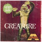 AURORA CREATURE FROM THE BLACK LAGOON GLOW FACTORY-SEALED BOXED MODEL KIT (1969 ISSUE).