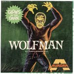 AURORA WOLFMAN GLOW FACTORY-SEALED BOXED MODEL KIT (1969 ISSUE).