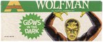 AURORA WOLFMAN GLOW FACTORY-SEALED BOXED MODEL KIT (1969 ISSUE).