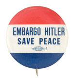 RARE PRE-PEARL "EMBARGO HITLER" FROM HAKE COLLECTION & CPB.