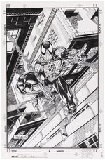 SPIDER-MAN OVERSTREET MONTHLY #20 COVER ORIGINAL ART BY TOM LYLE.