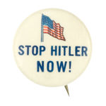 RARE PRE-PEARL "STOP HITLER NOW" FROM HAKE COLLECTION & CPB.