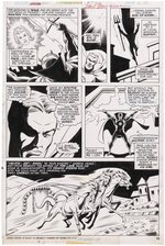 THE DEFENDERS #24 COMIC BOOK PAGE ORIGINAL ART BY SAL BUSCEMA.